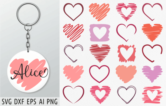 Download Heart Keychain Svg Brush Stroke Svg Png - Art Collection