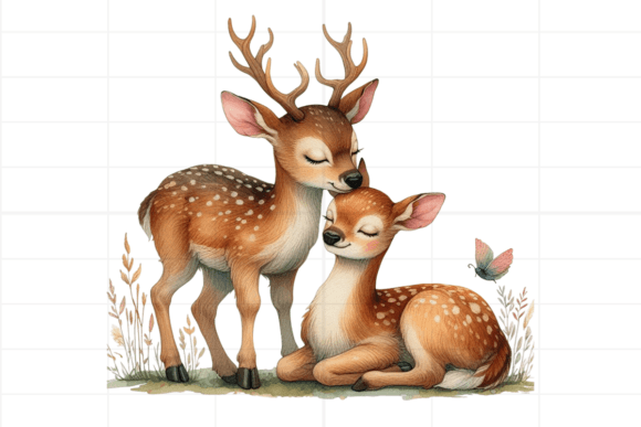 Download Watercolor Boho Deer Clipart - Art Collection