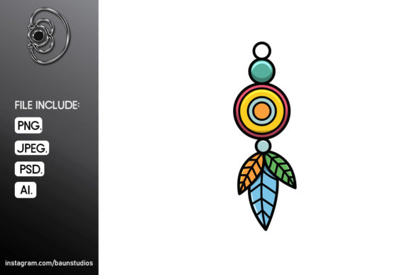 Download Hanging Decor Boho Cartoon Illustration - Art Collection