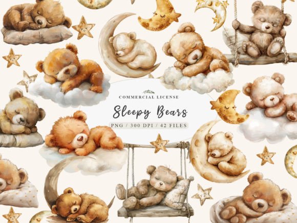 Download Sleep Bears Clipart, Teddy Bear Clipart - Art Collection