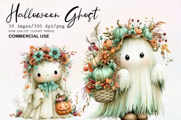 Download Whimsical Halloween Ghost Clipart - Art Collection