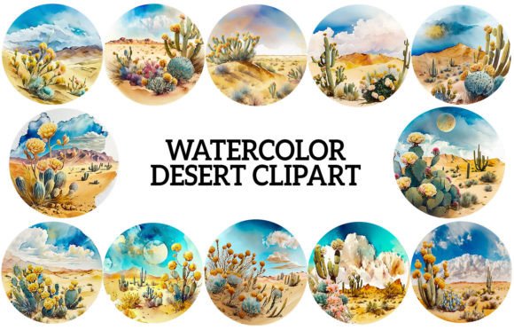 Download Watercolor Desert Clipart - Art Collection