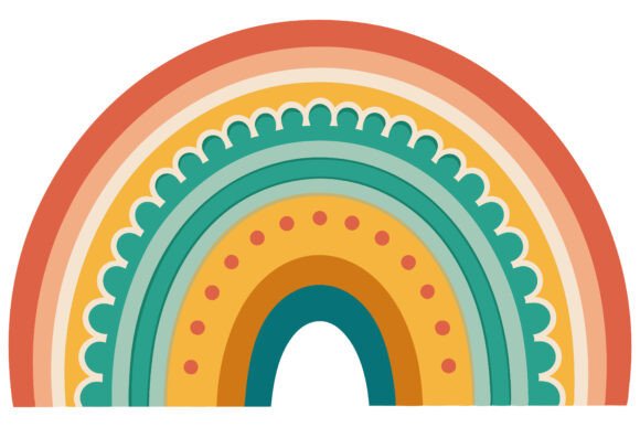 Download Boho Rainbow Design Art Vector - Art Collection