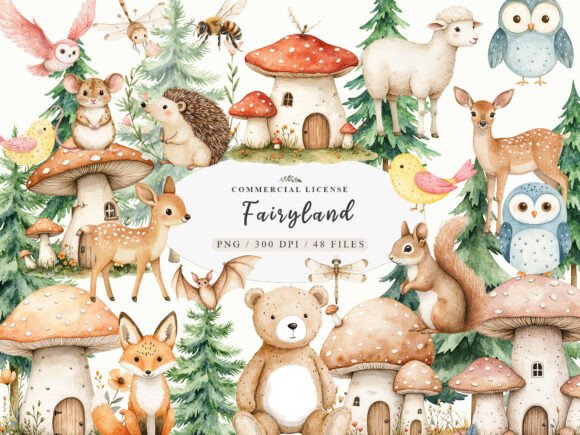 Download Woodland Forest Animals Friends Clipart - Art Collection