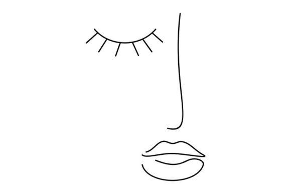 Download Modern Line Art Face - Art Collection