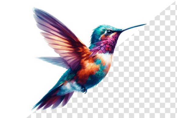 Download Hummingbird Art Watercolors Clipart - Art Collection